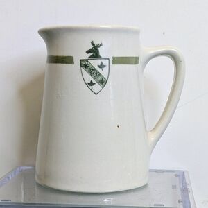 Vintage Crested Hotel Ware Creamer | Canadian Porcelain (c. 1930s–1950s)